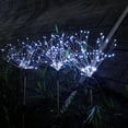 thumbnail image 6 of 2 PCS Solar Firework Light, Outdoor Solar Garden Decorative Lights 120 LED Powered 40 Copper Wires String DIY Landscape Light for Walkway Pathway Backyard Christmas Decoration Parties (Cool White), 6 of 7