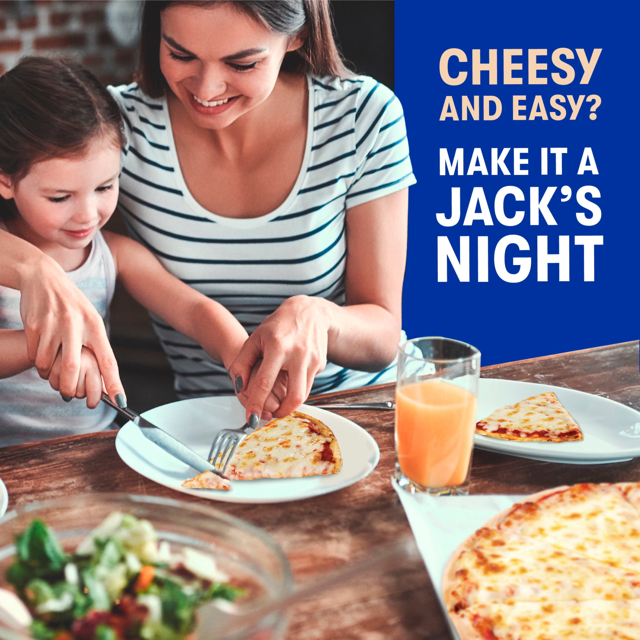 Jack's Frozen Pizza Original Thin Crust Cheese Pizza, 13.8 Oz