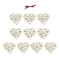 thumbnail image 4 of 10x Colgantes Huecos Perfecl Adornos Decoración de hogar de Día de San Valentín Madera, 4 of 8