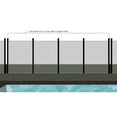 thumbnail image 6 of Sentry Safety Pool Fence Visiguard is The Most See-Thru Pool Fence on The Market 4' Tall 12' Long Removable Child Safety Fence. (Green Border), 6 of 8