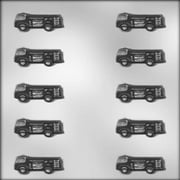 1-3/4-Inch Fire Truck Chocolate Mold - Create Fun and Tasty Treats with 10 Cavities - Perfect for Chocolate, Soap Making, and Crafts - Made in the USA