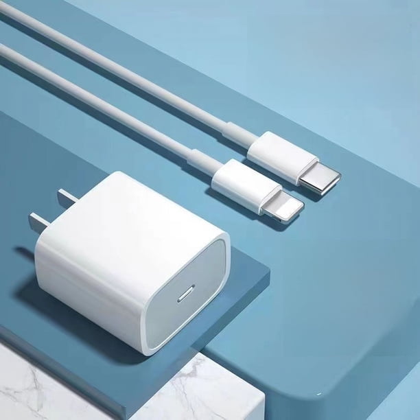 Adecuado para cargador Apple 14, cabezal de carga rápida de 30 W, teléfono móvil iPhone 12, cabezal de carga de 20 WPD, cable de carga, cable de datos