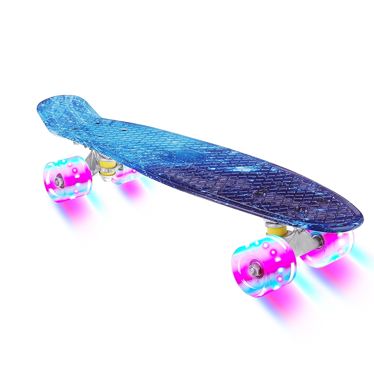 Details about   Skateboard Mini Cruiser Complete flashing Light 4 Wheel Board for Outdoor Sports 