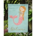 thumbnail image 3 of Carolines Treasures BB8577GF Mermaid with Cat Welcome Flag Garden Size  Small multicolor, 3 of 3