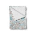 thumbnail image 2 of Nautical Soft Flannel Fleece Blanket, Pastel Toned Sea Shell Starfish Mollusk Seahorse Coral Reef Motif Design, Cozy Plush for Indoor and Outdoor Use, 60" x 80", Tan Turquoise White, by Ambesonne, 2 of 6