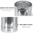 thumbnail image 4 of SHOWERORO 1Set Silver Chimney Starter for Camping and Grilling Events, 4 of 6