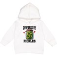 thumbnail image 2 of Inktastic Pickle Lover Funny Powered by Pickles Toddler Hoodie, 2 of 4