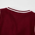 thumbnail image 4 of Fancifize Teen Boys Sleeveless Sweater Kids Casual V Neck Ribbed Knit Vest Tops for School Uniform 2-17 Years, 4 of 6