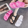thumbnail image 3 of Women's Casual Plain Color Platform Sandals Lightweight Non-Slip Beach Shoes for Daily Wear, 3 of 5