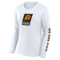 thumbnail image 2 of Women's Fanatics White Phoenix Suns Long Sleeve T-Shirt, 2 of 3
