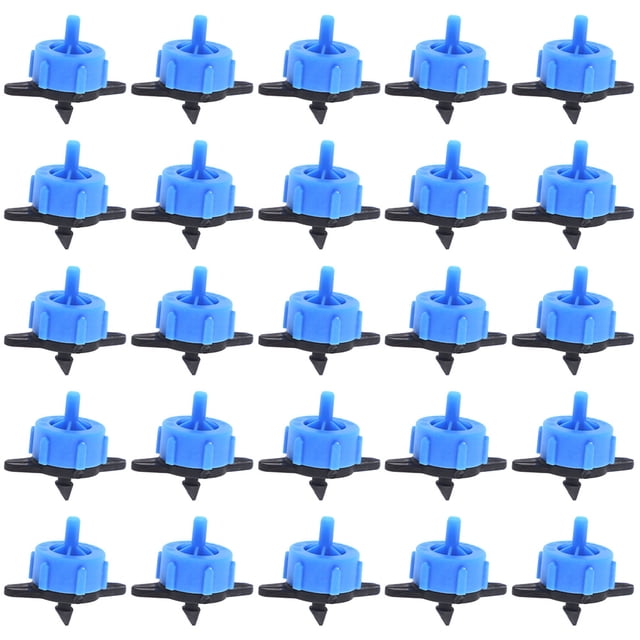 Miangastore 50 Pcs Compensateurs de Pression Émetteurs de Jardin Système d'Irrigation Goutte à Goutte