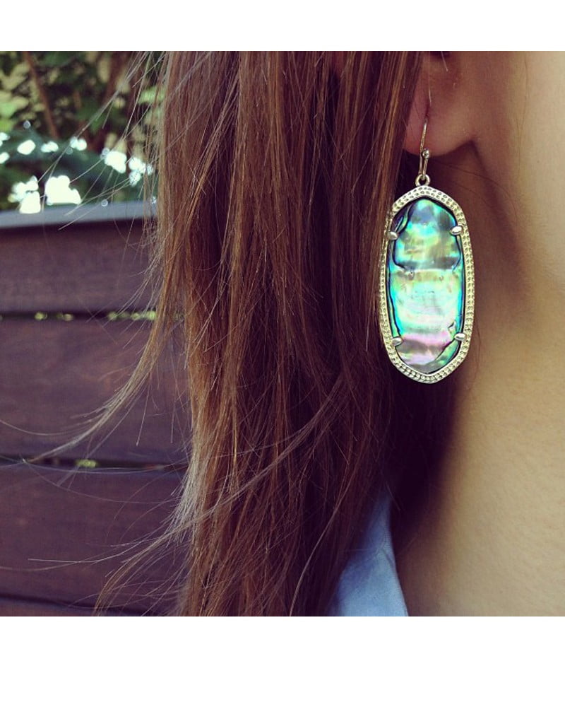 Kendra Scott Elle Drop Earrings Abalone S