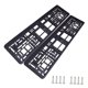 thumbnail image 5 of 2 piezas de accesorios para de matrícula de con tornillos de repuesto decorativos negros, 5 of 9