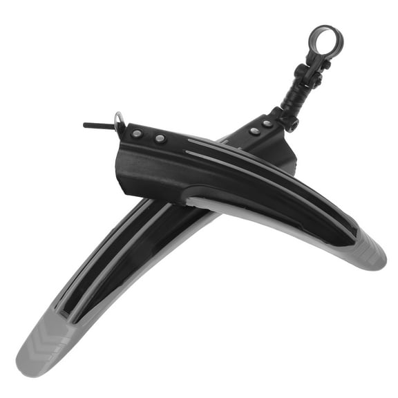 HEATSHAKING 1 Set Grey Synthetic Plastic Mountain Bike Mudguard Off-road Cycling