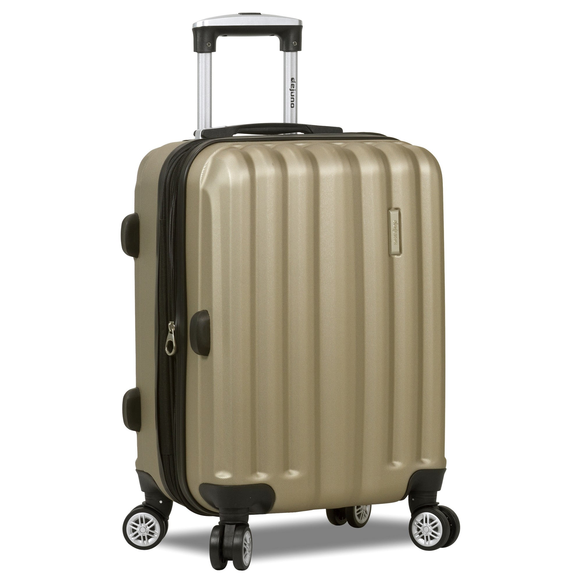 Dejuno Camden Hardside 3-Piece Expandable Spinner Luggage Set - Champagne (20", 24" and 28")