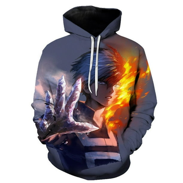 My hero academia zip up hoodie top