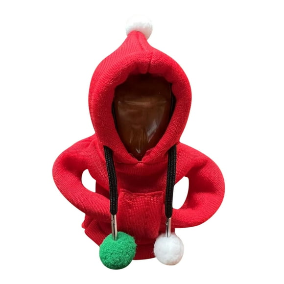 EGNMCR Car Interior Accessories Mini Gear Lever Car Shifter Hoodie, Car Gear Knob Cover, Funny Cute Sweater Sweater Car Interior Accessories Shifter Hoodie