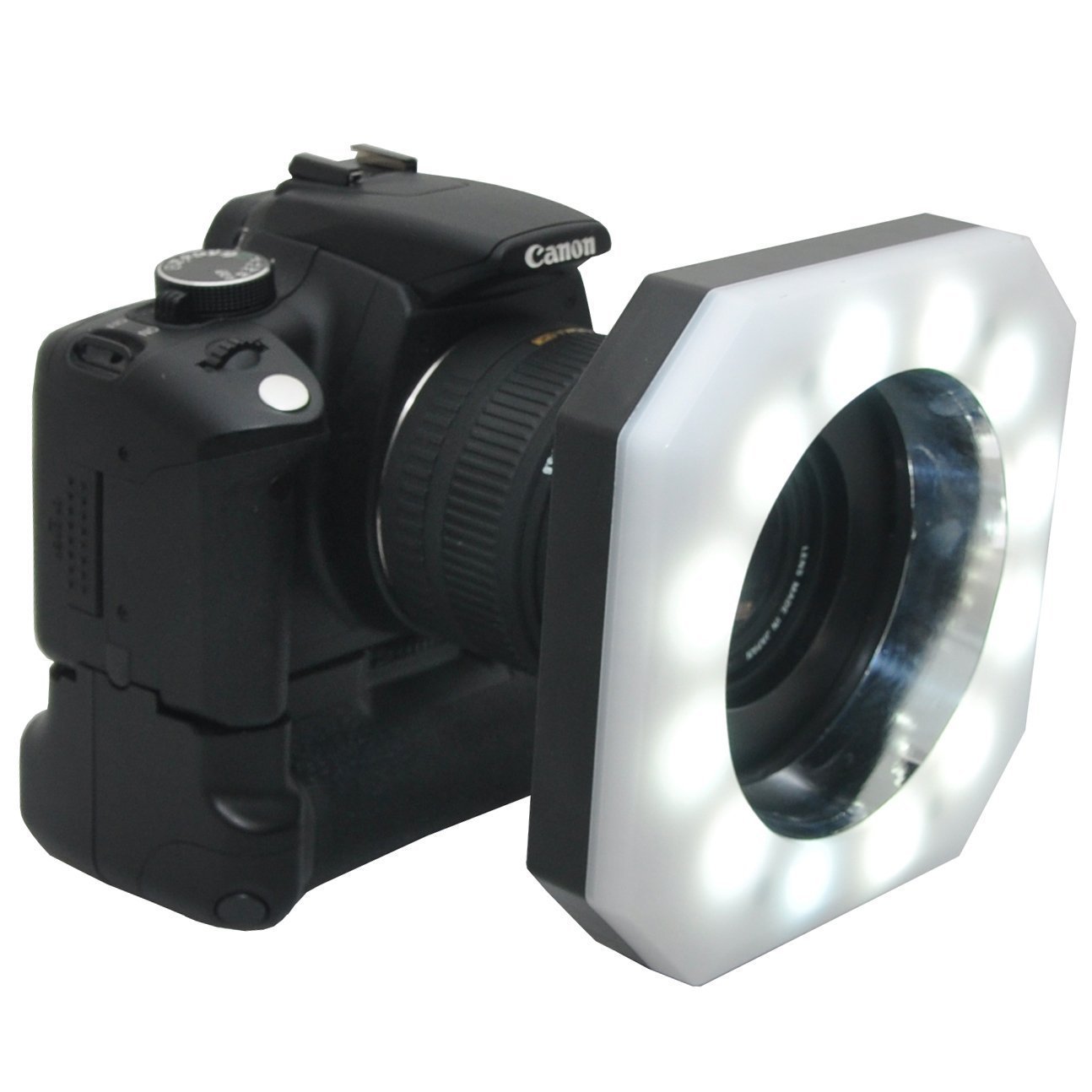 Opteka RL12 Digital Macro LED Ring Light for Nikon D850, D750, D610, D7500, D7600, D7200, D5600, D5500, D5300, D3400 Digital SLR Cameras - image 2 of 5