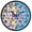 Colorful Little Flower, variant on Dailycode Night Light Wall Clock Glow in The Dark 12 inch Battery Operated Silent Luminous Clocks, Cute Unicorn in Space