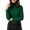 Green, variant on Crgrtght Womens Turtleneck Tops Ribbed Knit Long Sleeve Slim Fit Sweaters Winter Fall Casual Cozy Pullover Blouses Beige One Size