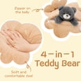 thumbnail image 2 of MorisMos 24.4" Bear Stuffed Animal with 4 Cute Babies, Large Soft Bear Plush Toy, 2 of 7