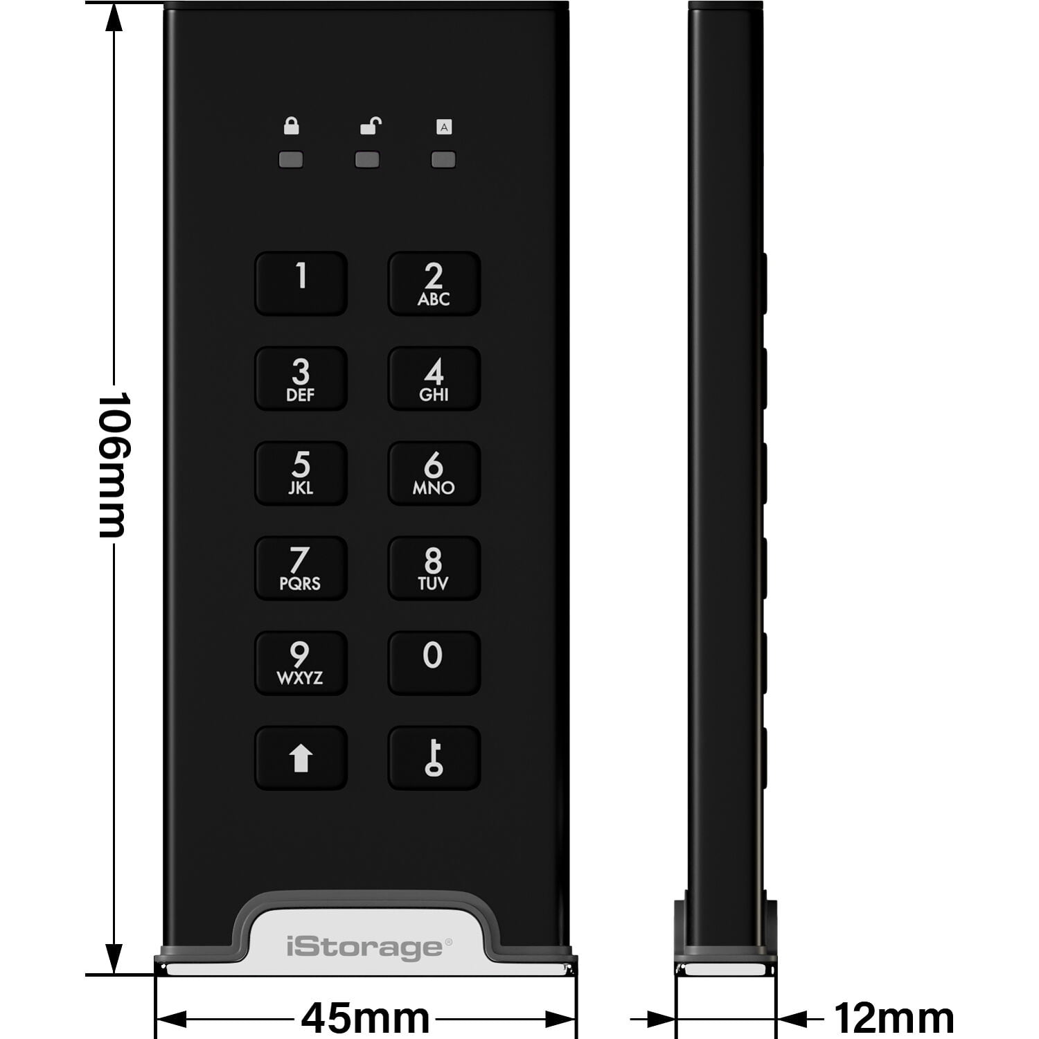 Istorage 240GB diskAshur M2 256-Bit Encrypted External SSD