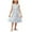 BlueB, variant on Agkizg Girls Sleeveless Tank Dresses Crewneck Floral Print Casual A Line Flower Girl Sundress Dresses