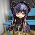 thumbnail image 2 of Scaramouche Wanderer - Muñeca de cosplay hecha a mano con cara alternativa OB11 de Genshin Impact, 2 of 5