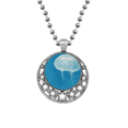 thumbnail image 1 of Colliers Image Nature Méduse Océan Pendentif Lune Rétro Étoiles Bijoux, 1 of 3
