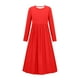 thumbnail image 4 of Cowsor Girls Maxi Dress Long Sleeve Casual Holiday Dress with Pockets, 4 of 6