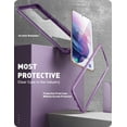thumbnail image 2 of i-Blason Ares Series Case Designed for Galaxy S21 5G (2021 Release), Rugged Clear Bumper Case Without Built-in Screen Protector (Purple), 2 of 8