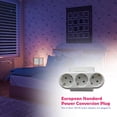 thumbnail image 1 of Enchufe portátil de 3 enchufes 16A 250V enchufe de la UE 1 a 3 adaptador de enchufe convertidor de salida, 1 of 3