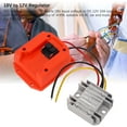 thumbnail image 3 of Convertidor de 18V A 12V, Aleación de Aluminio Voltaje CC Reductor Adaptador de Batería ABS para Panel Solar de Luz LED, 3 of 7