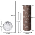 thumbnail image 5 of Rainbow 20 Oz Skinny Tumbler with Lid and Straw - Double Wall Vacuum Coffee- Birthday Gifts for Mom Sister Friends Women, 5 of 5