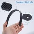 thumbnail image 3 of 6 Sets 3 Sizes Snowboard Binding Straps Replacement 206/227/264mm Snowboard Ladder Strap Binding PVC Elastic Strap-in Snowboard Binding Straps for Snowboard Binding Replacement, 3 of 7