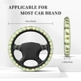 thumbnail image 5 of Bingfone Avocado For Exercise Steering Wheel Cover - Universal 15 Inches Car Steering Wheel Covers Grip Auto Internal Accessories, 5 of 7