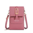 Women Touchscreen Phone Bags, Mini Leather Mobile Phone Crossbody Bags