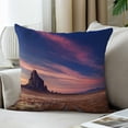 thumbnail image 3 of LALILO Throw Pillow Covers Volcanic Rock Mountain Desert Plane New Cushion Cover 18" x 18", 2 Pack, 3 of 6