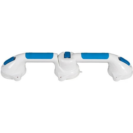 Carex Ultra Grip Pivot Bath Safety Grab Bar with Dual Locking Suction (Best Suction Grab Bars)