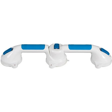 - Carex Ultra Grip Pivot Bath Safety Grab Bar with Dual Locking Suction Cups