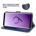 thumbnail image 3 of Mobile Phone Cover for Samsung S9, Cover Premium Pu Leather Tpu Flip Case Magnetic Closure Card Compartment Stand Function Wallet with Lanyard Protective Cover, 3 of 7