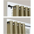 thumbnail image 5 of Smart Rods Twist and Lock No Drill Adjustable Tension Single Curtain Rod, 28"-48", Black, 5 of 5