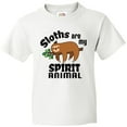 thumbnail image 3 of Inktastic Sloths Are My Spirit Animal with Cute Sloth Illustration Youth T-Shirt, 3 of 5