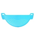 thumbnail image 2 of D-GROEE Drainer for Pots Pan Pasta Strainer, PP Food Strainer Pan Strainer, Half Moon Shape Kitchen Food Funnel Strainer for Spaghetti, Pasta Fits All Bowls and Pots, 2 of 7