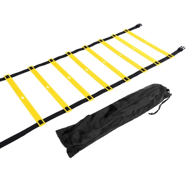 Agility Ladder,4M 8 Rung Extended Plastic Agility Ladder Football Agility Ladder State-of-the-Art Design