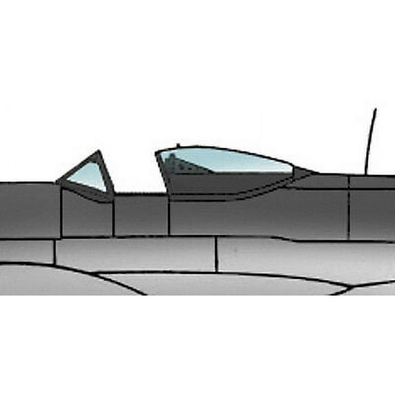 Spitfire Mk XVI, XIV Bubble Vacuform Canopy for Heller, Fujimi (1/72 model kit accessory)