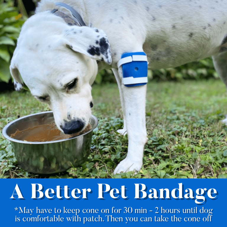 Proud Pet Patches Large Dog Wound Bandage, Cone Collar Alternative, Hot Spot Spray Compatible