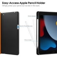 thumbnail image 6 of iPad 9th/8th/7th Generation Case 2021/2020/2019 iPad 10.2 Inch Case with Pencil Holder and Pocket, Auto Sleep/Wake, Multiple Viewing Angles (Brown), 6 of 7