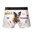 thumbnail image 2 of Back to School Cute Chinese Crested All Over Print Boxer Briefs Underwear for Men Dad Dog Lover - 13010, 2 of 6