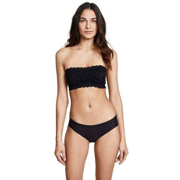 Hanky Panky Women's Signature Lace Padded Bandeau, Black, X-Small
